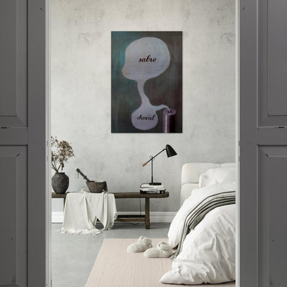 THE TREE OF KNOWLEDGE 1929 - Rene Magritte Brushed Aluminum Print - 70x100 cm / 28x40 inches | Rene Magritte Aluminum Print | Rene Magritte Prints
