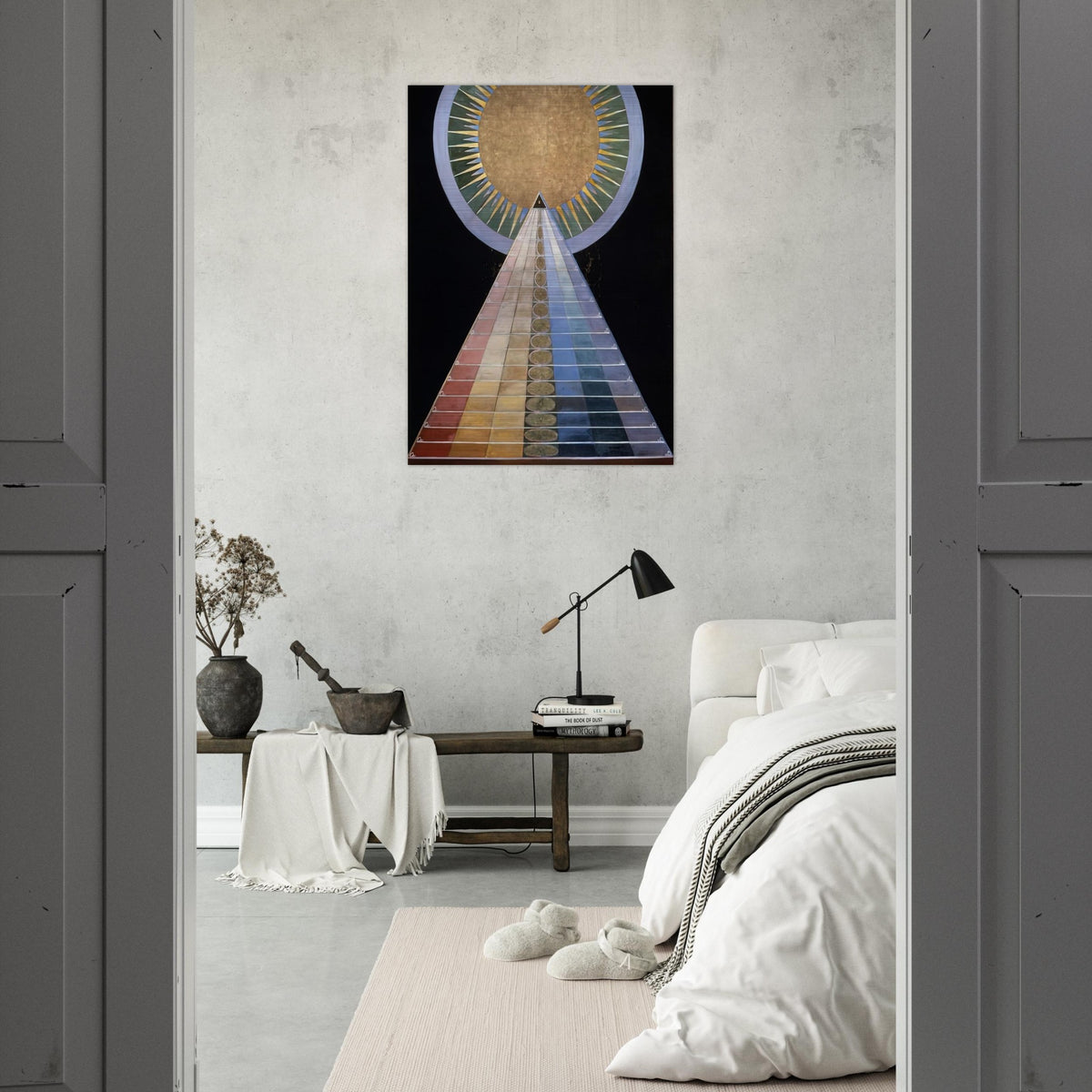 ALTAR PAINTING 1915 - Hilma af Klint Brushed Aluminum Print - 70x100 cm / 28x40 inches | Hilma af Klint Aluminum Print | Hilma af Klint Prints