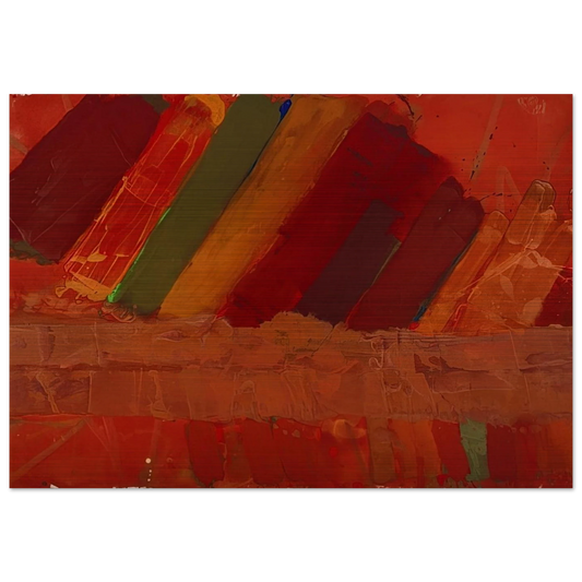 Seneca - 1979 - Albert Irvin Brushed Aluminum Print - 70x100 cm / 28x40 inches | Albert Irvin Aluminum Print | Albert Irvin Prints