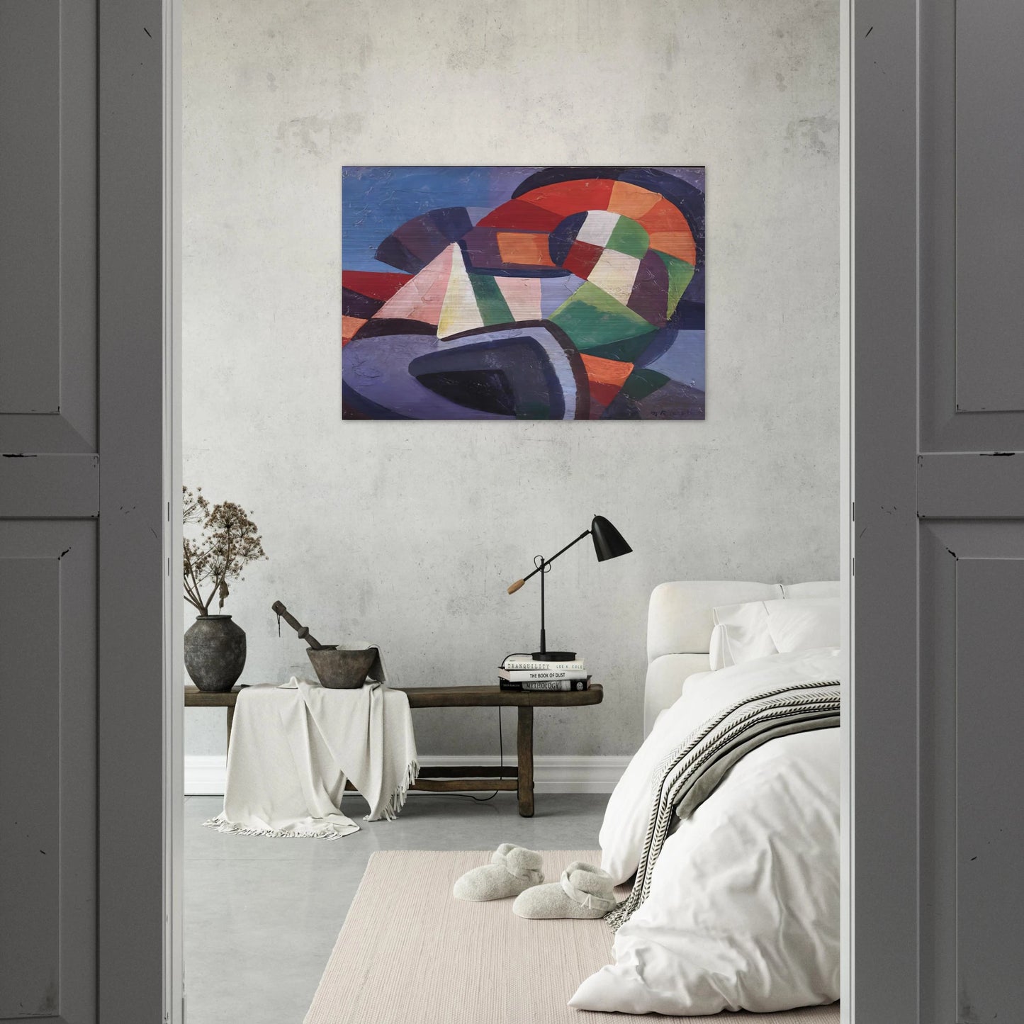 Synchromy - 1915 - Morgan Russell Brushed Aluminum Print - 70x100 cm / 28x40 inches | Morgan Russell Aluminum Print | Morgan Russell Prints