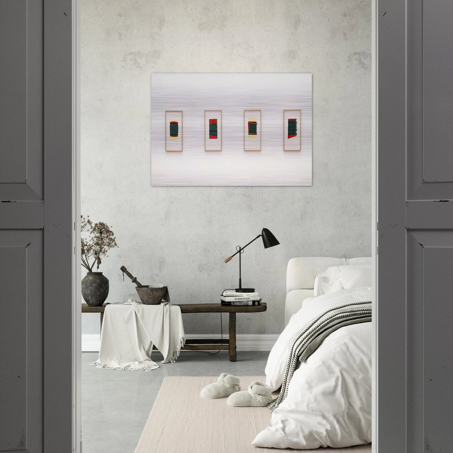 Ohne Titel für Thordes - 1976 - Blinky Palermo Brushed Aluminum Print - 70x100 cm / 28x40 inches | Blinky Palermo Aluminum Print | Blinky Palermo Prints