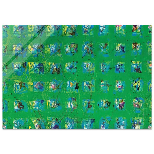 La Primavera - Sam Francis Acrylic Print - 70x100 cm / 28x40″ inches