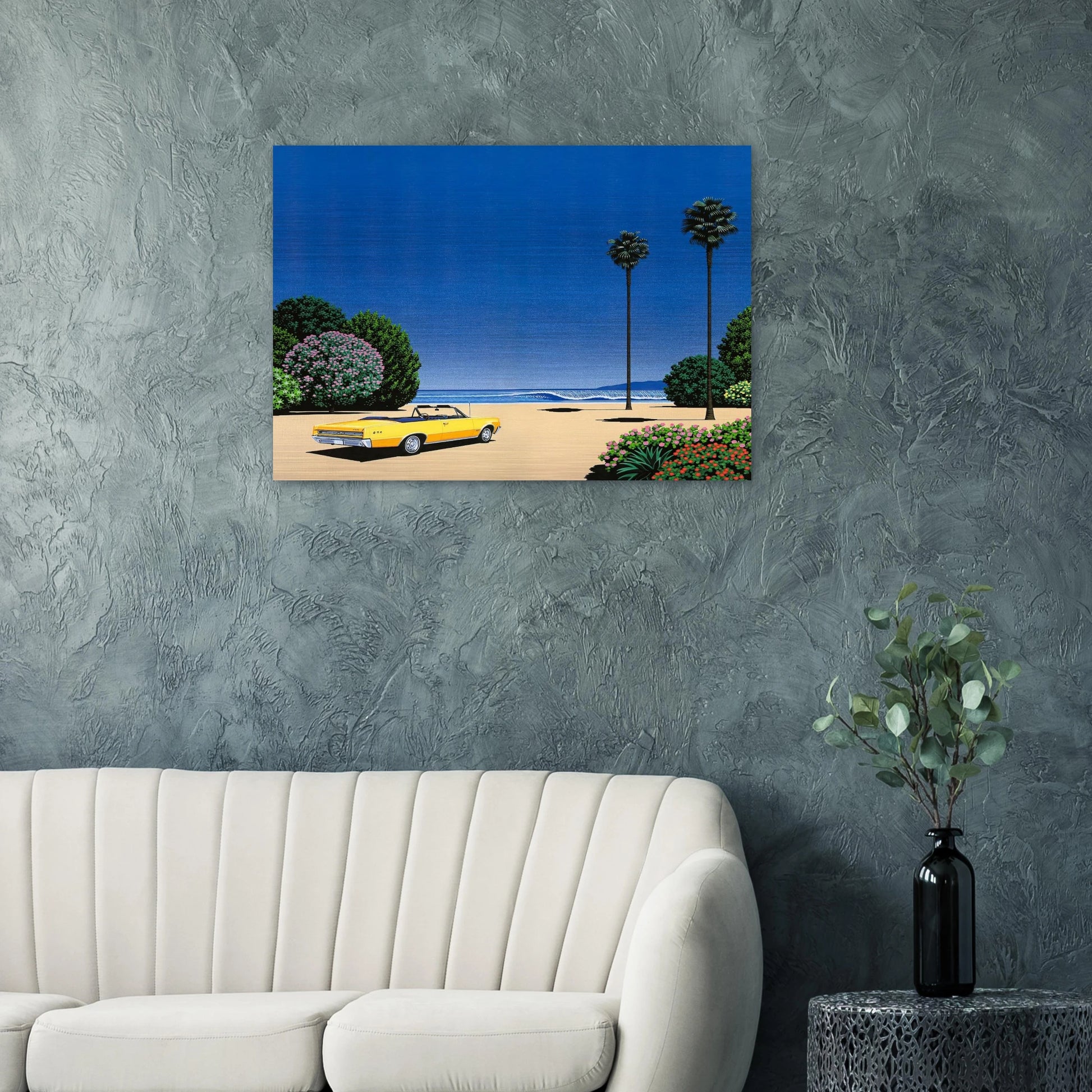 Sweet Breeze Alt Coastline at Lover’s Point - Hiroshi Nagai Brushed Aluminum Print - 70x100 cm / 28x40 inches | Hiroshi Nagai Aluminum Print | Hiroshi Nagai Prints
