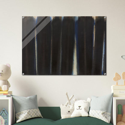 Burnt Umber and Ultramarine - 1973 - Yun Hyong-keun Acrylic Print - 70x100 cm / 28x40″ inches | Yun Hyong-keun Wall Art | Yun Hyong-keun Prints