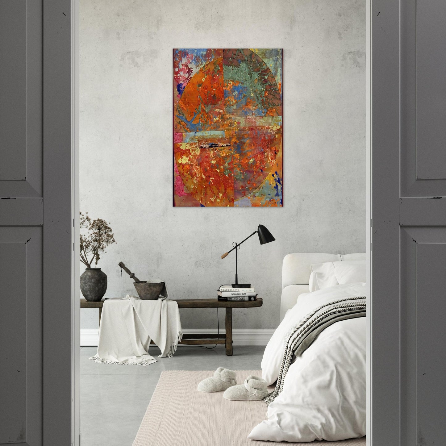 Baptistry - Sam Gilliam Brushed Aluminum Print - 70x100 cm / 28x40 inches | Sam Gilliam Aluminum Print | Sam Gilliam Prints