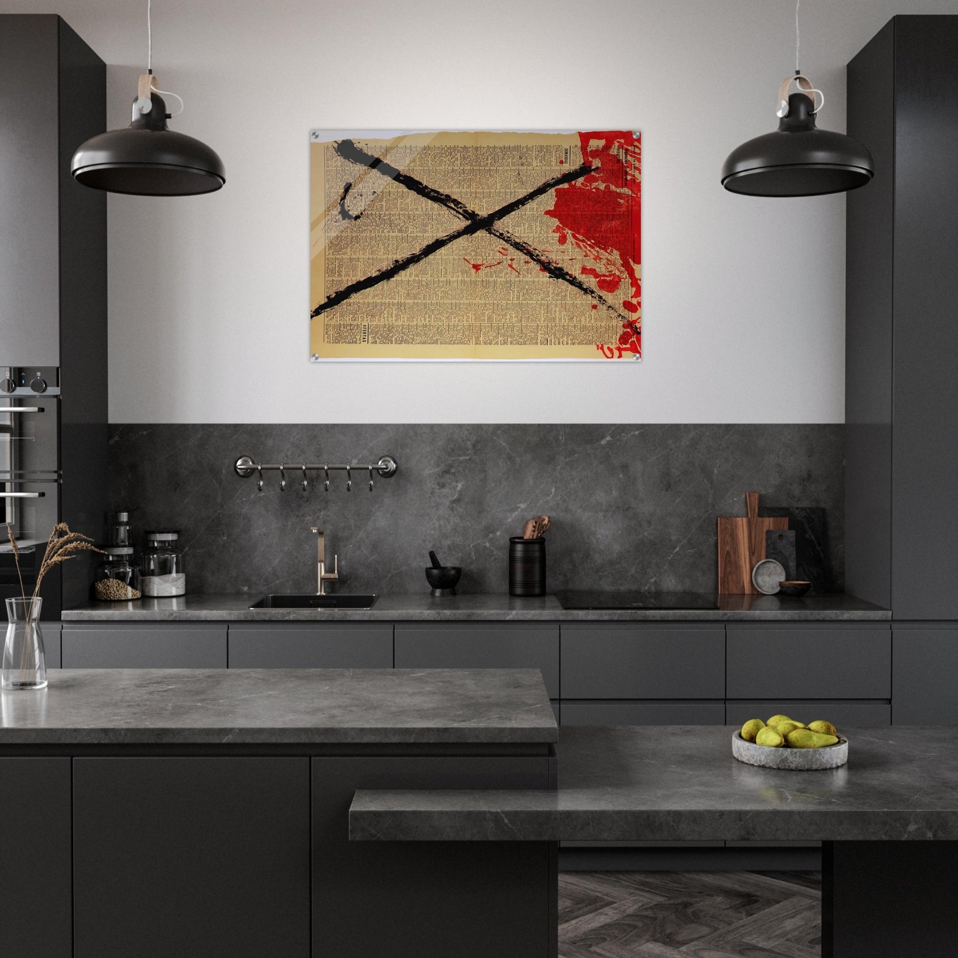JOURNAL 1968 - Antoni Tapies Acrylic Print - 70x100 cm / 28x40″ inches