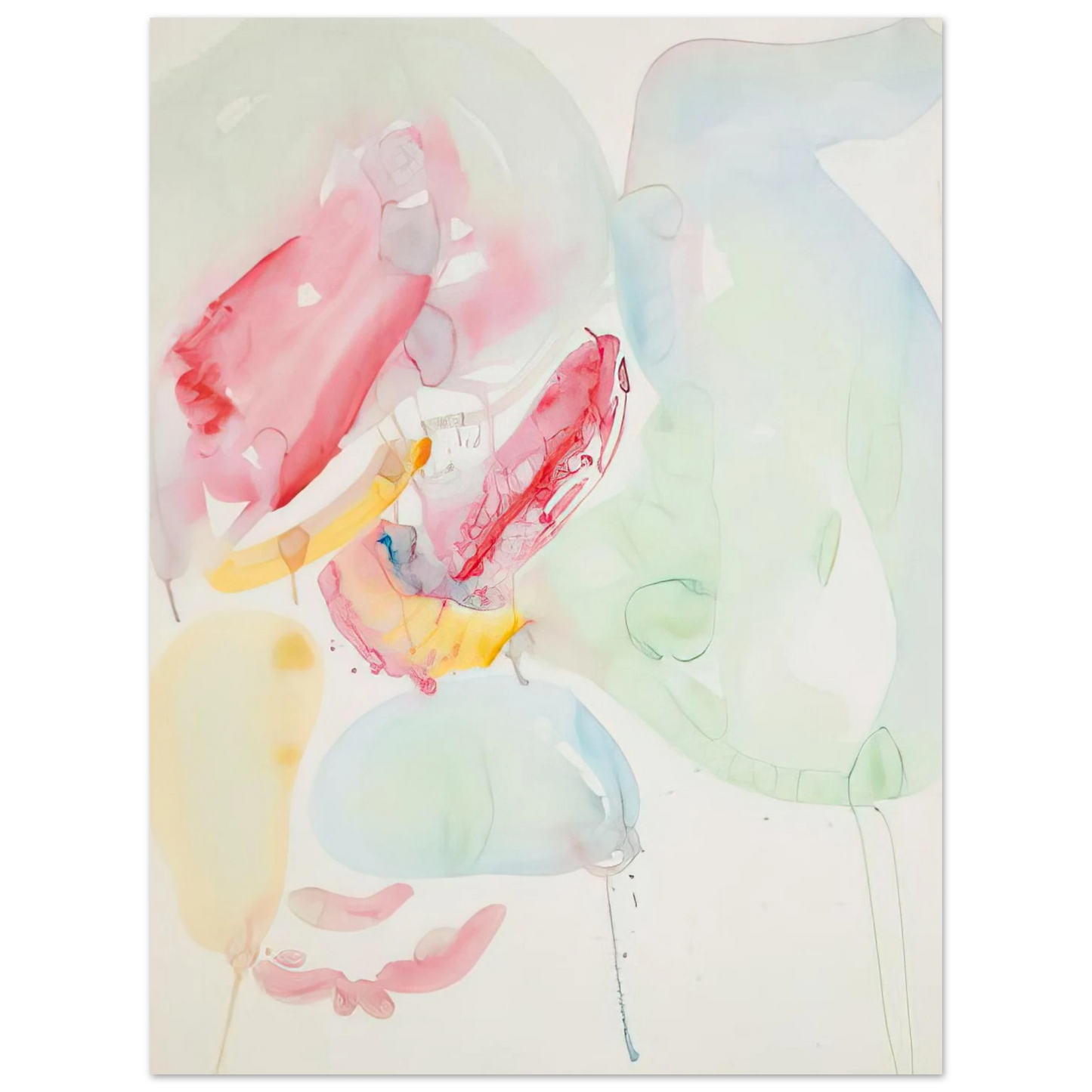 Sam Francis - Sketch  75x100 cm / 30x40inches Fine Art Poster