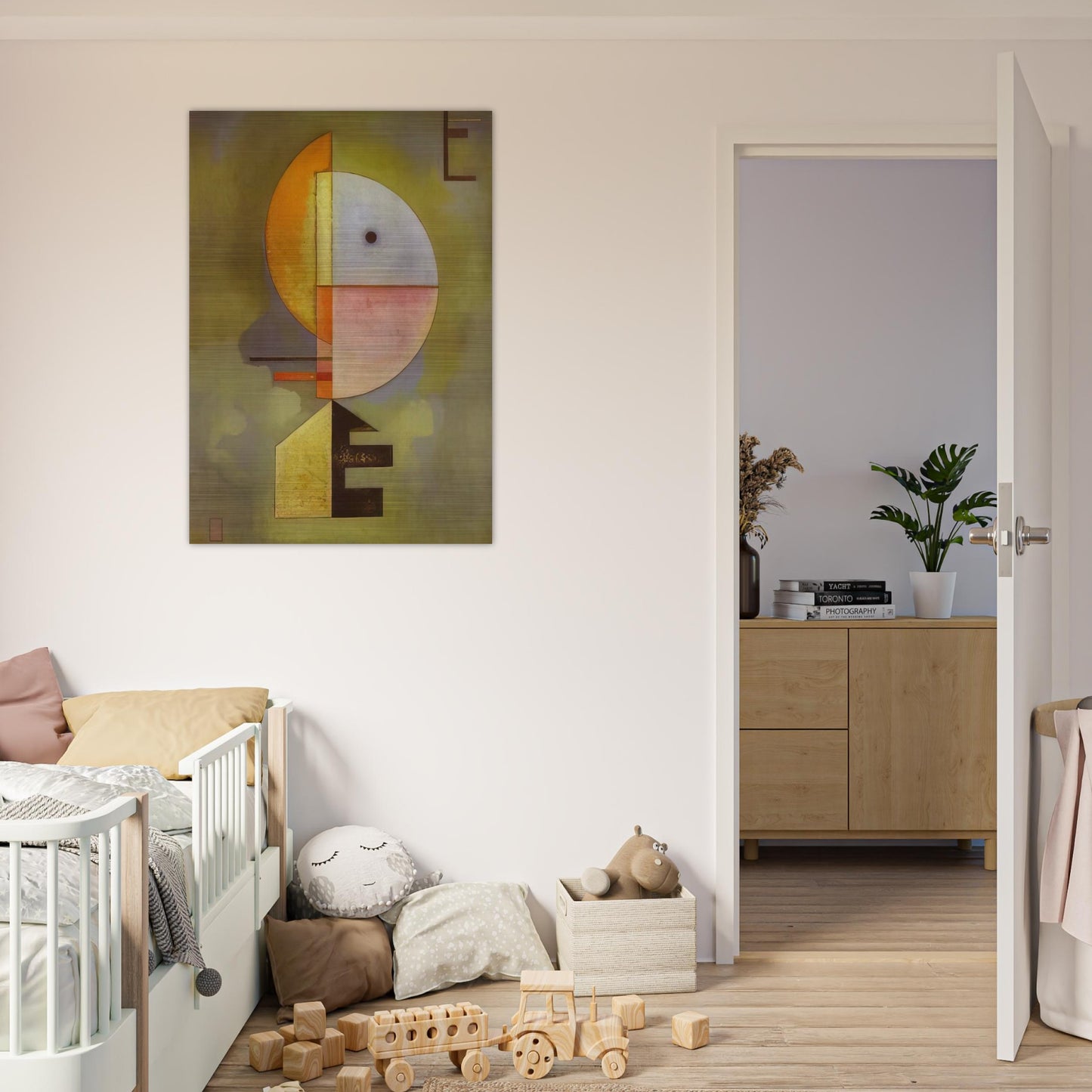 UPWARD 1929 - Wassily Kandinsky Brushed Aluminum Print - 70x100 cm / 28x40 inches | Wassily Kandinsky Aluminum Print | Wassily Kandinsky Prints