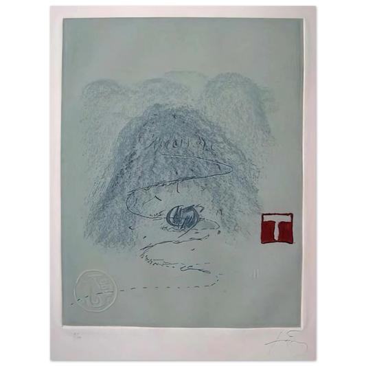 Antoni Tapies - APARICIONS 3 1982  75x100 cm / 30x40inches Fine Art Poster