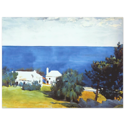 Winslow Homer - SHORE AT BERMUDA  75x100 cm / 30x40inches Fine Art Poster