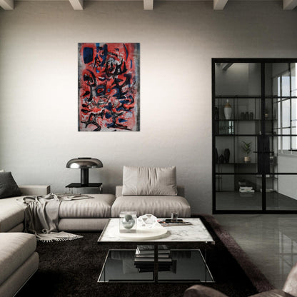 SIGNES EN MOUVEMENT 1957 - Zao Wou-Ki Brushed Aluminum Print - 70x100 cm / 28x40 inches | Zao Wou-Ki Aluminum Print | Zao Wou-Ki Prints