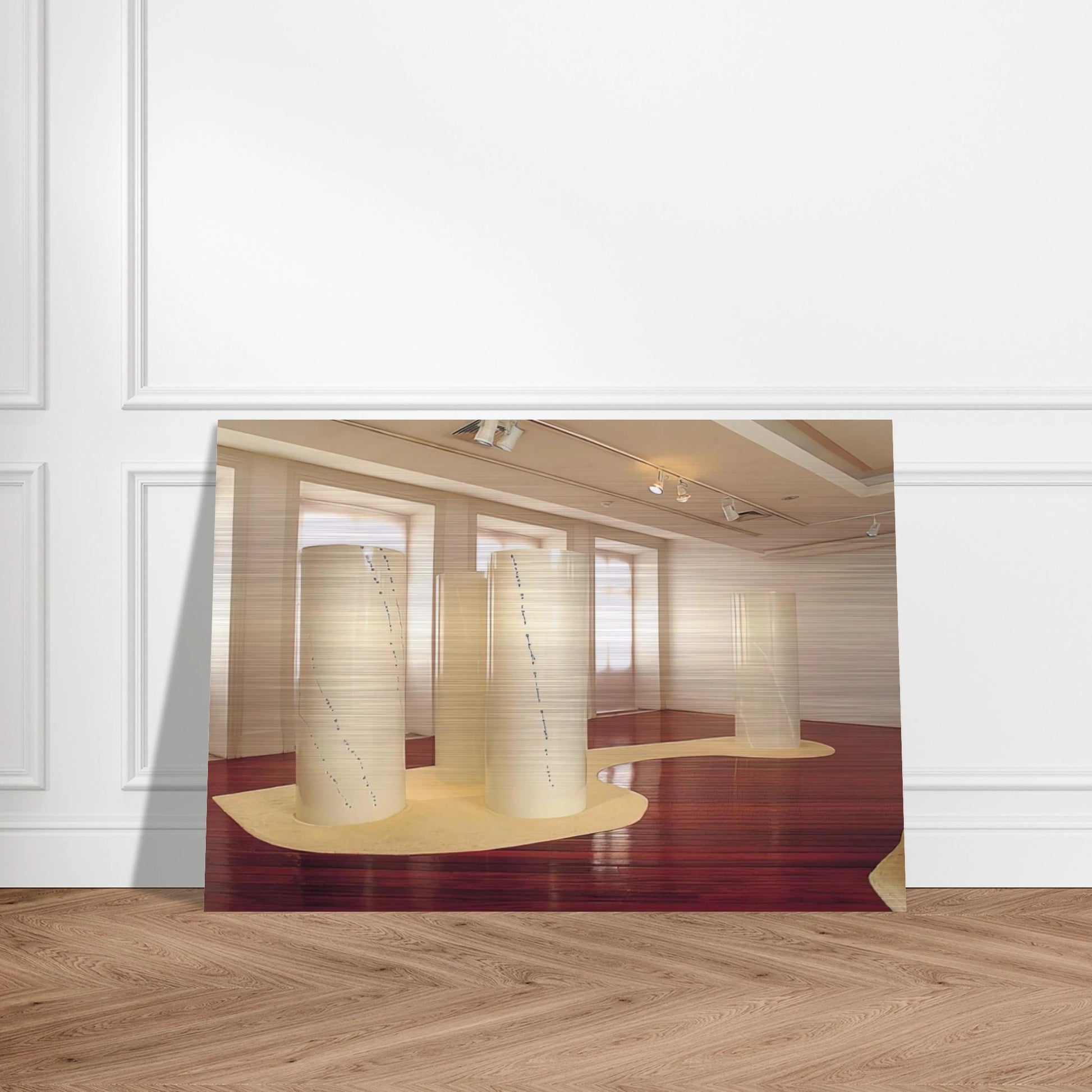 Cylinders - 2001 - Lygia Pape Brushed Aluminum Print - 70x100 cm / 28x40 inches | Lygia Pape Aluminum Print | Lygia Pape Prints