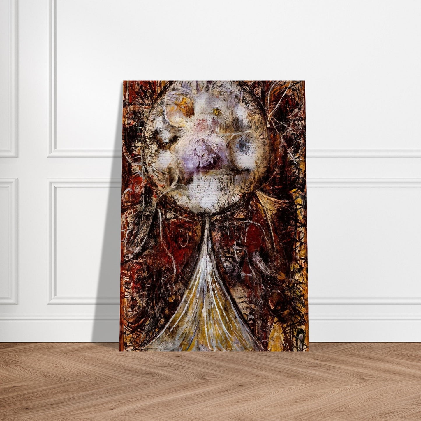 The Atom, One World - Richard Pousette-Dart Brushed Aluminum Print - 70x100 cm / 28x40 inches | Richard Pousette-Dart Aluminum Print | Richard Pousette-Dart Prints