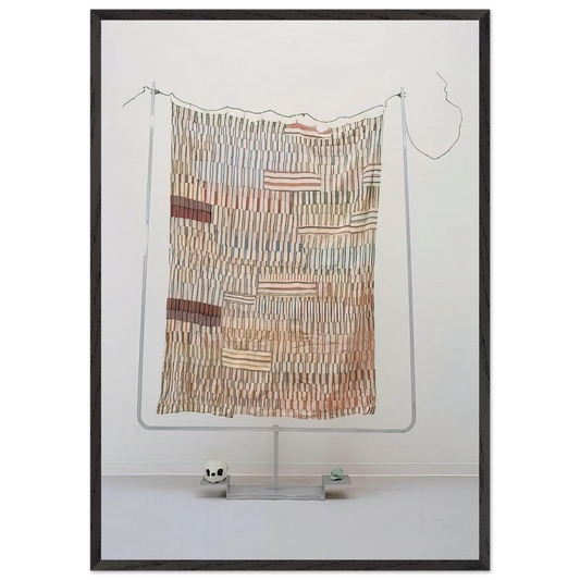 RAINBOW HARP 1985 - Robert Rauschenberg 70x100 cm / 28x40 inches Framed Art Print – Black Wooden Frame