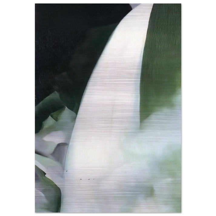 Green and White - Georgia O'Keeffe Brushed Aluminum Print - 70x100 cm / 28x40 inches | Georgia O'Keeffe Aluminum Print | Georgia O'Keeffe Prints