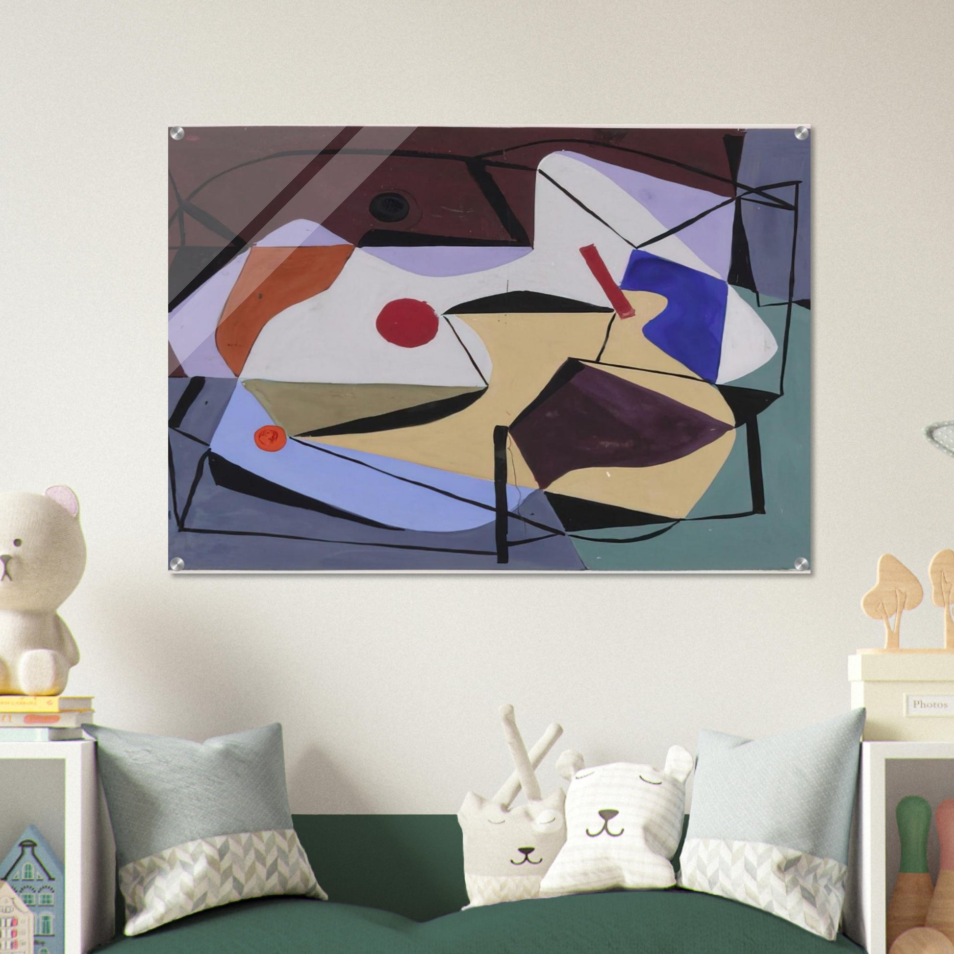 Study for a Painting - 1939 - Ad Reinhardt Acrylic Print - 70x100 cm / 28x40″ inches