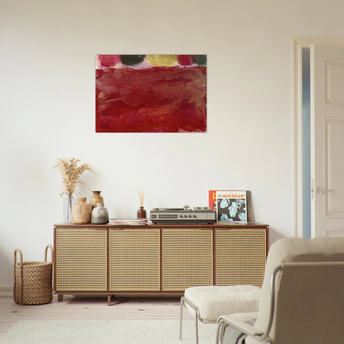 Parade - 1974 - Albert Irvin Brushed Aluminum Print - 70x100 cm / 28x40 inches | Albert Irvin Aluminum Print | Albert Irvin Prints
