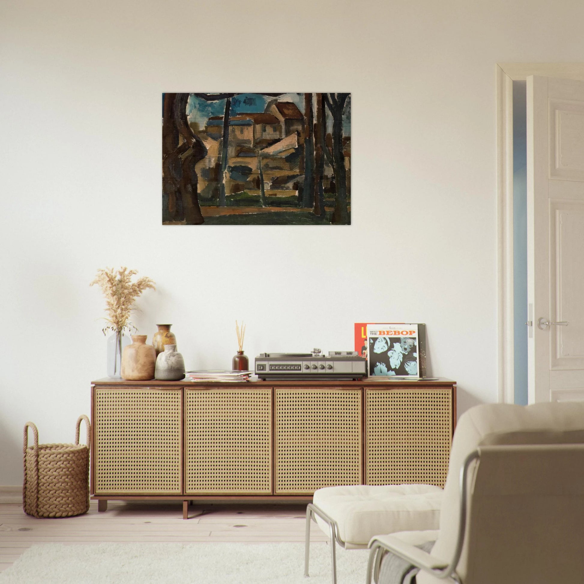 LANDSCAPE OF CARRI RES 1909 - Andre Derain Brushed Aluminum Print - 70x100 cm / 28x40 inches | Andre Derain Aluminum Print | Andre Derain Prints