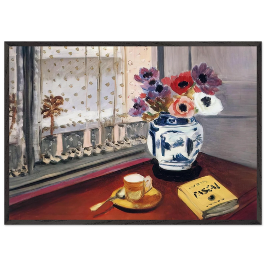 PASCAL S PENSEES 1924 - Henri Matisse 70x100 cm / 28x40 inches Framed Art Print – Black Wooden Frame