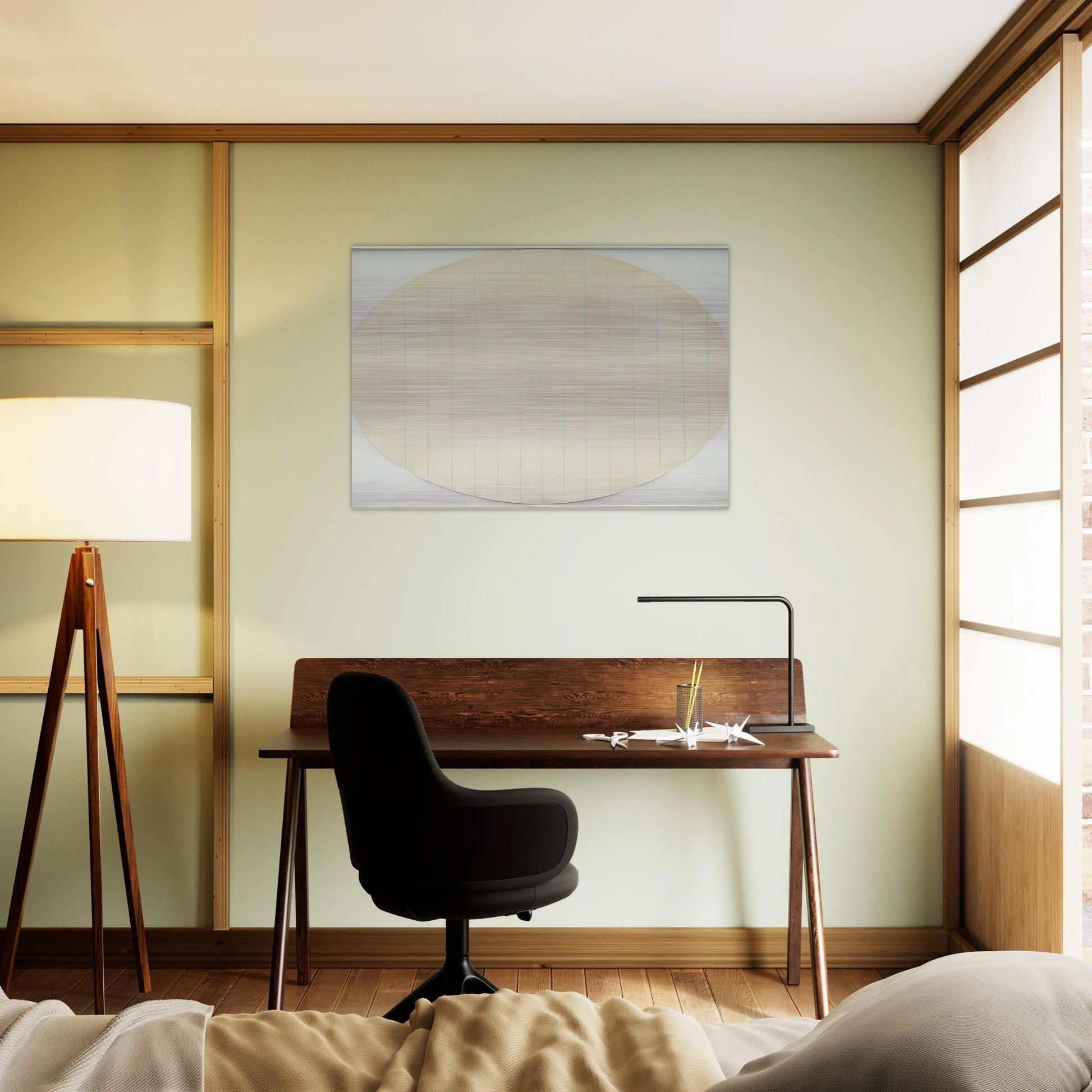 Eagle Turquoise 7H#4 - Robert Ryman Brushed Aluminum Print - 70x100 cm / 28x40 inches | Robert Ryman Aluminum Print | Robert Ryman Prints
