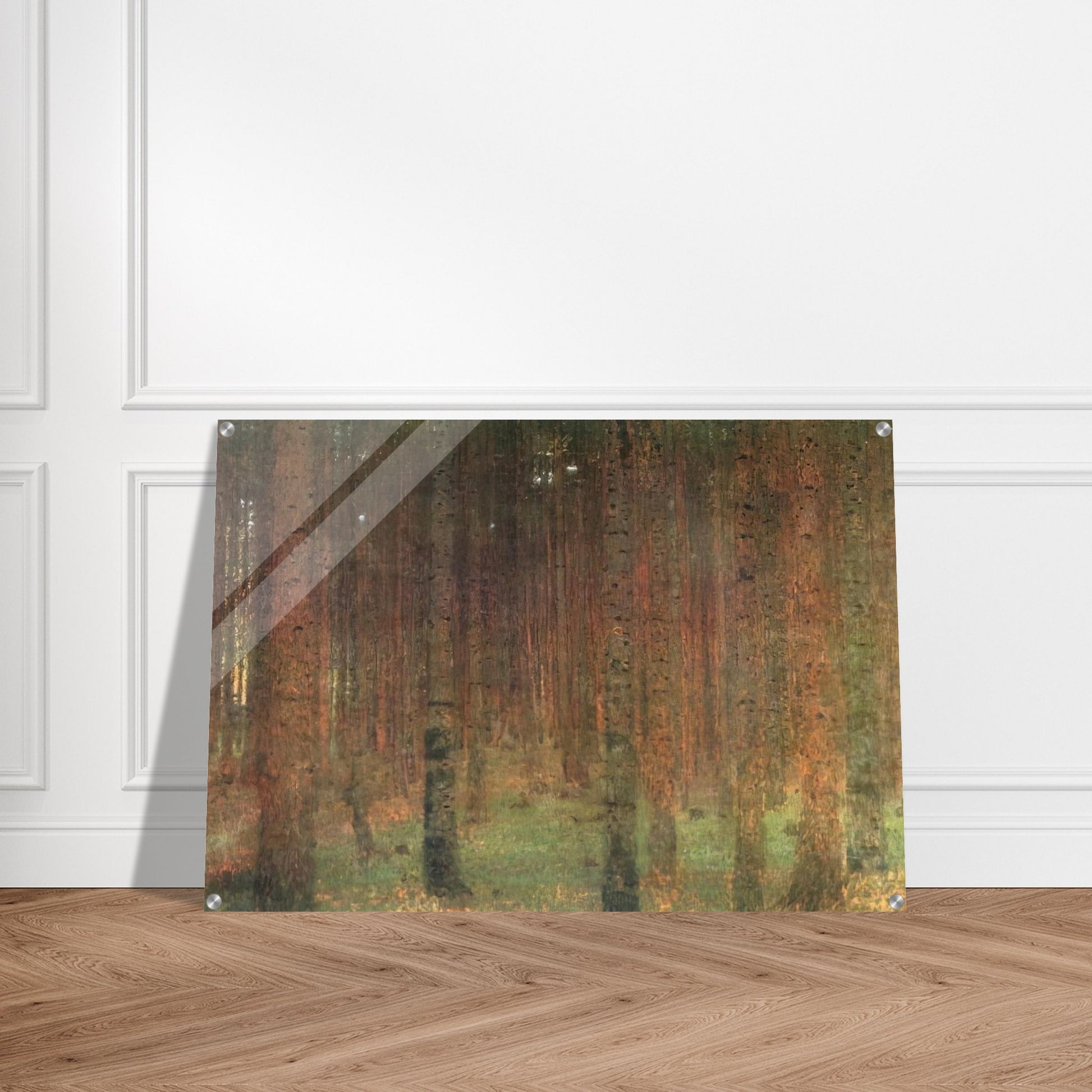 PINE FOREST II - Gustav Klimt Acrylic Print - 70x100 cm / 28x40″ inches
