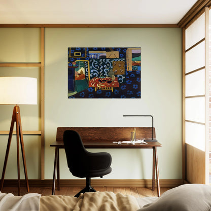STILL LIFE WITH AUBERGINES 1911 - Henri Matisse Brushed Aluminum Print - 70x100 cm / 28x40 inches | Henri Matisse Aluminum Print | Henri Matisse Prints