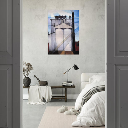 My Egypt - 1927 - Charles Demuth Brushed Aluminum Print - 70x100 cm / 28x40 inches | Charles Demuth Aluminum Print | Charles Demuth Prints
