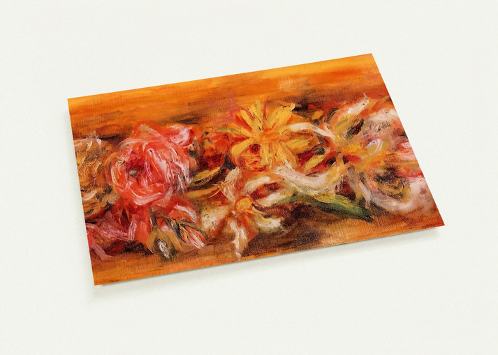 Garland of Flowers By Pierre-Auguste Renoir Pack of 10 Post Cards | Pierre-Auguste Renoir Post Cards | A6 (10.5 x 14.8 cm) - 4.1 x 5.8 inches