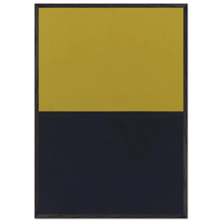 Air  Water - 1982 - Brice Marden 70x100 cm / 28x40 inches Framed Art Print – Black Wooden Frame