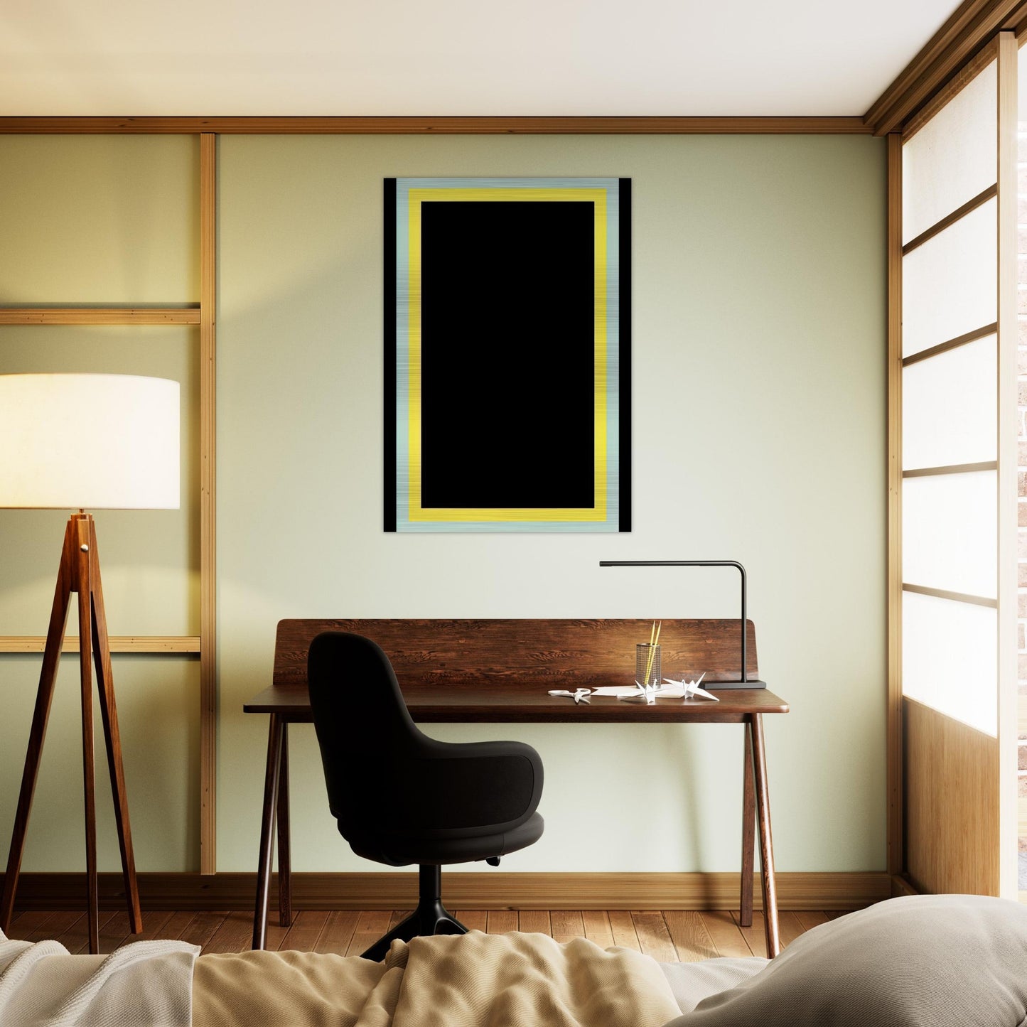 Series Painting 8 - 1966 - Ronnie Landfield Brushed Aluminum Print - 70x100 cm / 28x40 inches | Ronnie Landfield Aluminum Print | Ronnie Landfield Prints