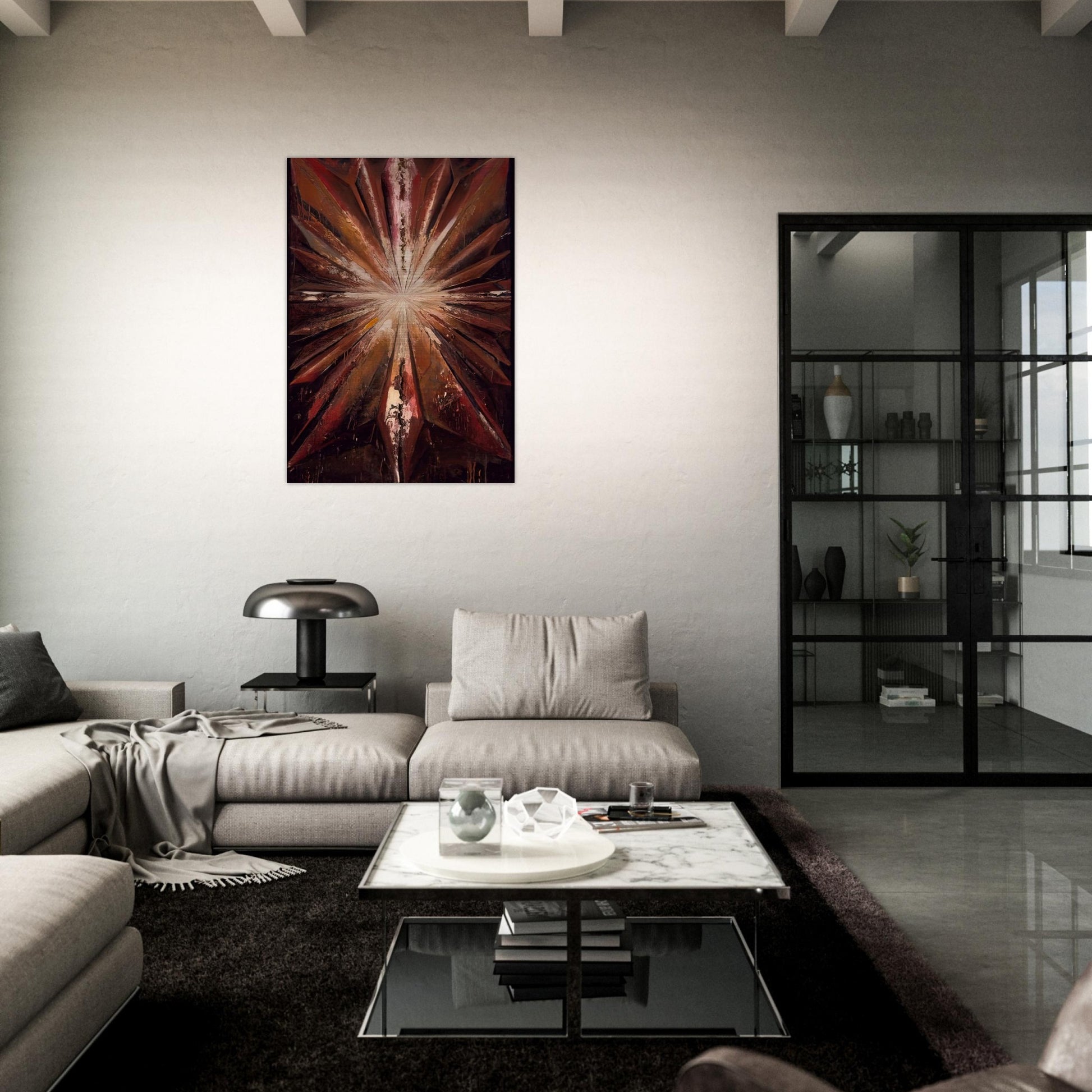 Jay DeFeo/BIG/The Jewel - Jay DeFeo Brushed Aluminum Print - 70x100 cm / 28x40 inches | Jay DeFeo Aluminum Print | Jay DeFeo Prints