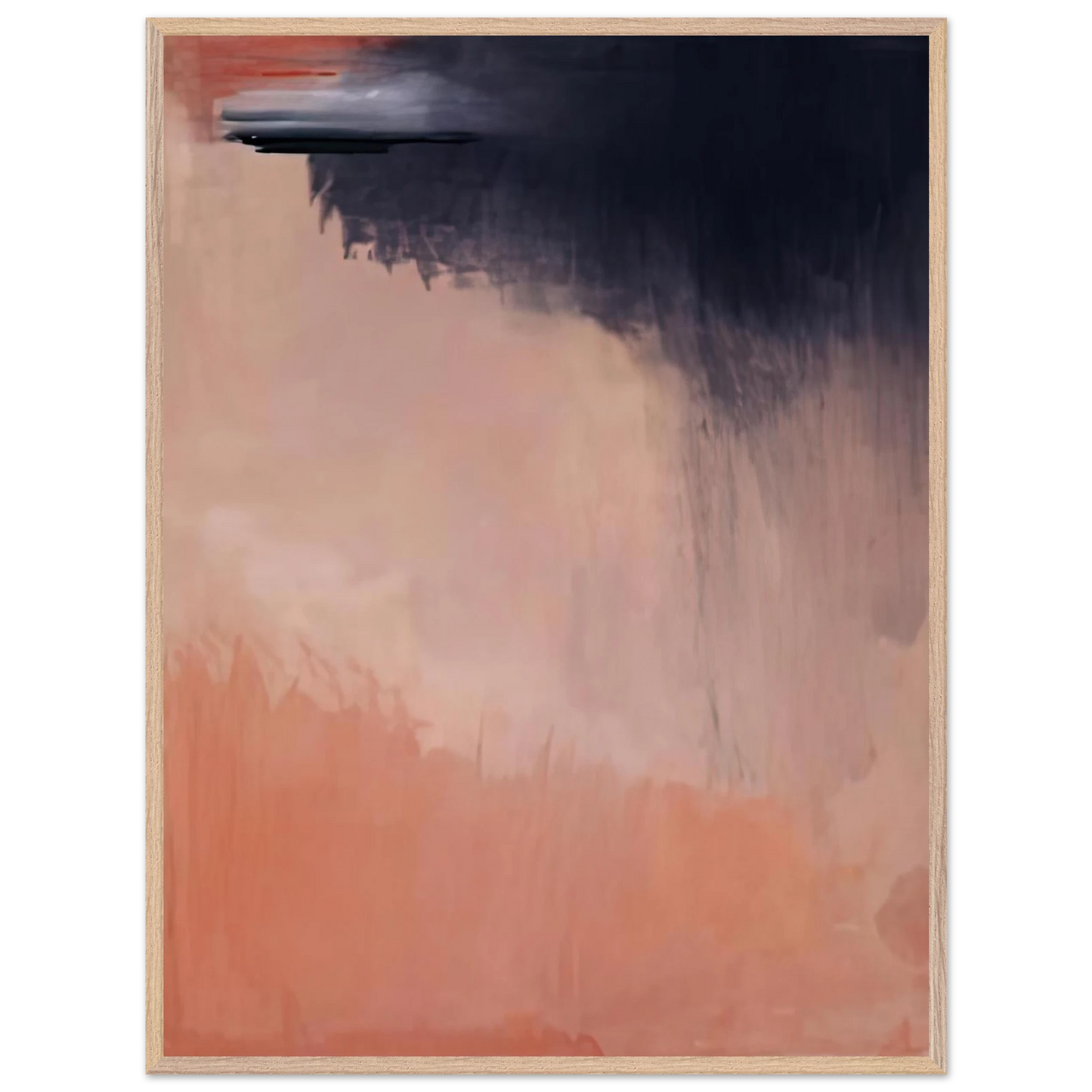 Helen Frankenthaler - Cloud Burst, 2002- Wall Art - 30x40 cm / 12x16 inches - Premium Wooden Framed Poster With Fine Art Paper-canvas - Wood frame