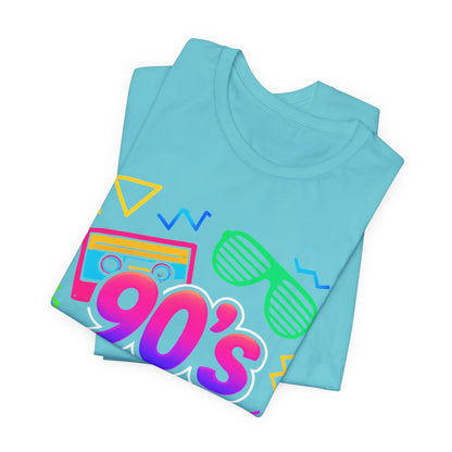 Musique old school des années 90 - ambiance arcade Classique années 90 Rétro Vintage. Années 1990 Les années 90 J'adore les années 90 T-Shirt