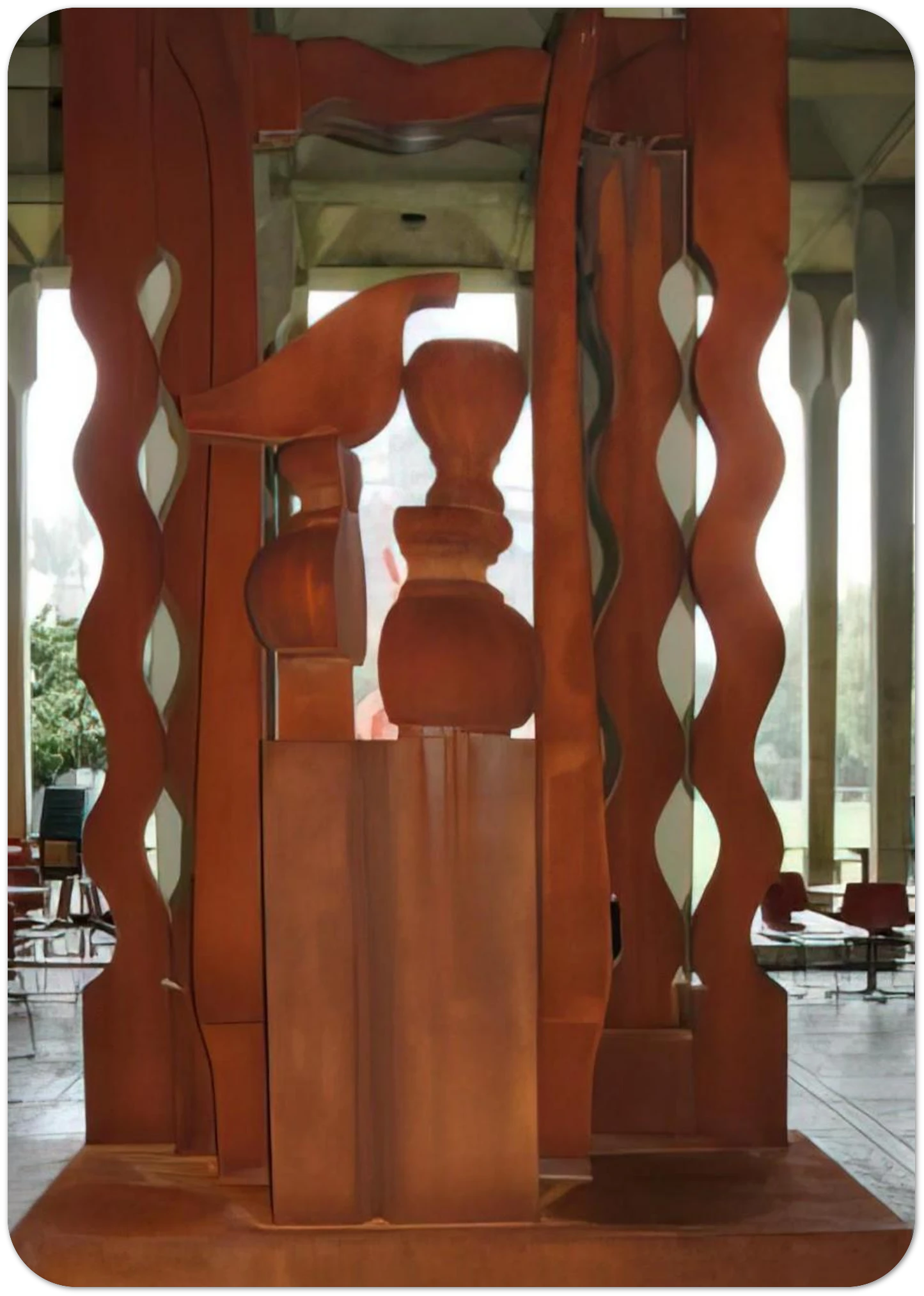 NIGHT PRESENCE II 1976 By Louise Nevelson Pack of 10 Post Cards | Louise Nevelson Post Cards | A6 (10.5 x 14.8 cm) - 4.1 x 5.8 inches