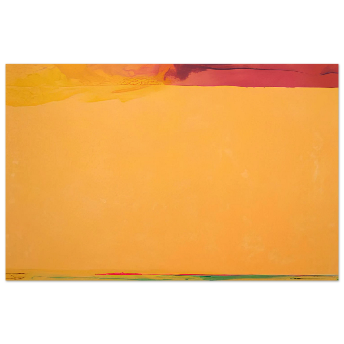 Helen Frankenthaler - Southern Exposure - 2005 Wall art - 30x40 cm / 12x16 inches - Premium Wooden Framed Poster With Fine Art Paper-canvas - White frame