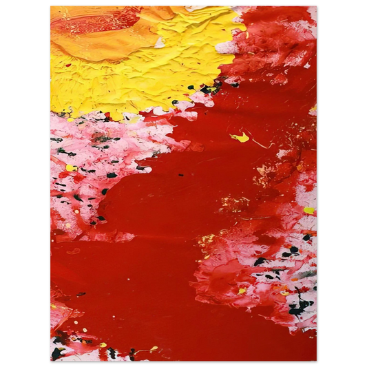 Sam Francis - Hommage a Vincent van Gogh  75x100 cm / 30x40inches Fine Art Poster