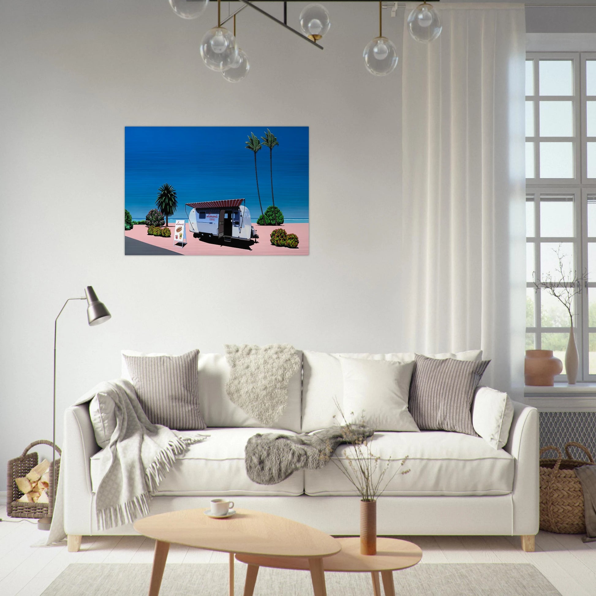 Lemson's Beams - Hiroshi Nagai Brushed Aluminum Print - 70x100 cm / 28x40 inches | Hiroshi Nagai Aluminum Print | Hiroshi Nagai Prints
