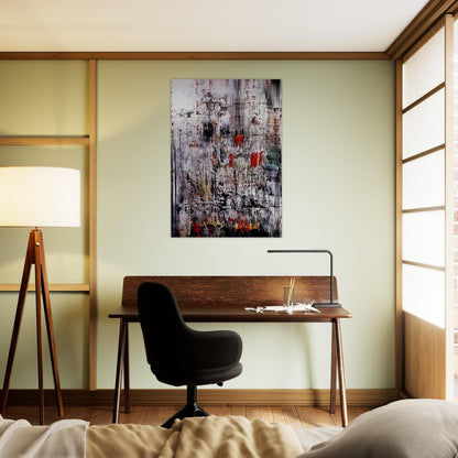 ICE 2 - Gerhard Richter Brushed Aluminum Print - 70x100 cm / 28x40 inches | Gerhard Richter Aluminum Print | Gerhard Richter Prints