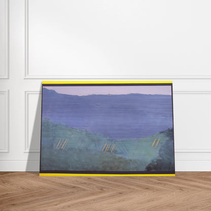 Cheat River - 1968 - Ronnie Landfield Brushed Aluminum Print - 70x100 cm / 28x40 inches | Ronnie Landfield Aluminum Print | Ronnie Landfield Prints
