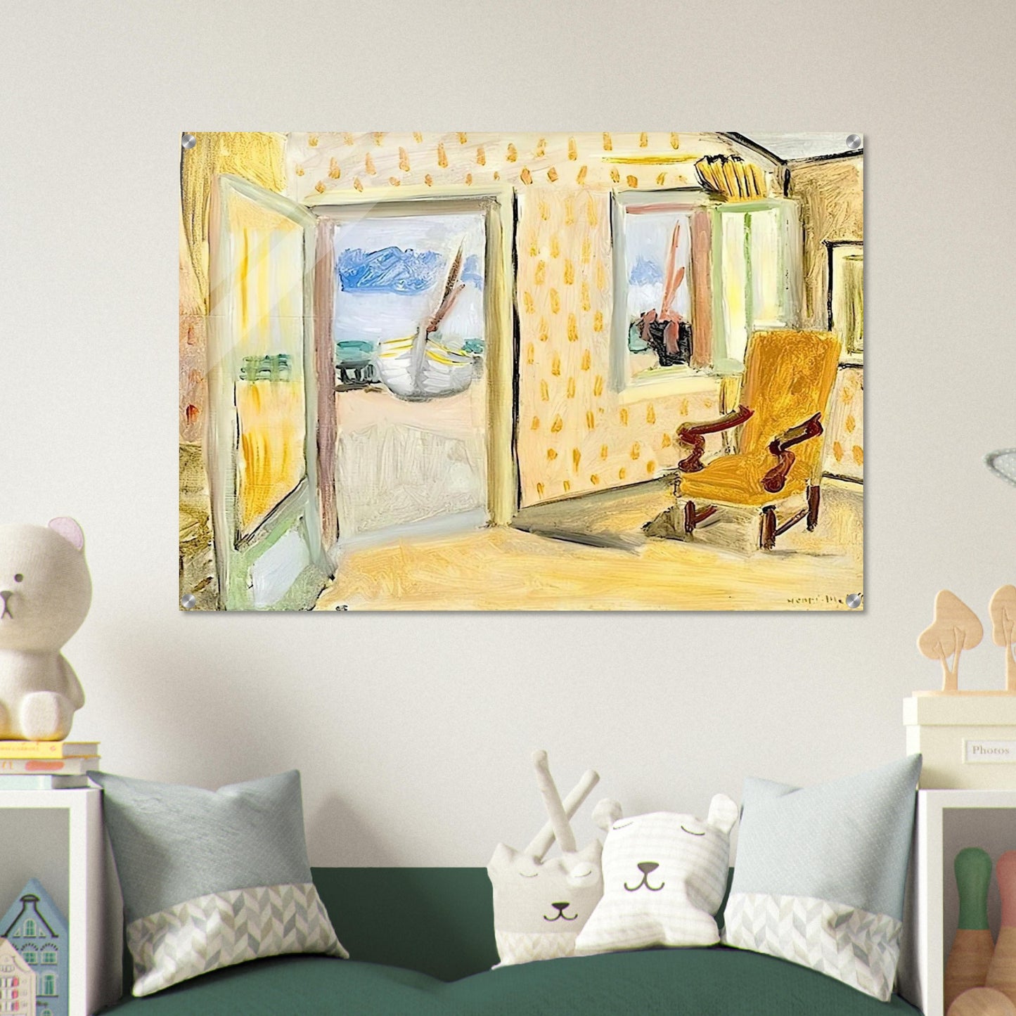 INTERIOR OPEN DOOR 1920 - Henri Matisse Acrylic Print - 70x100 cm / 28x40″ inches