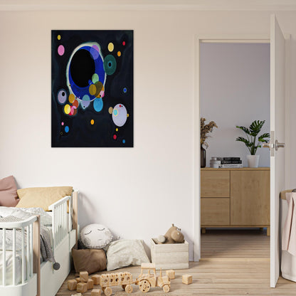 SEVERAL CIRCLES 1926 - Wassily Kandinsky Brushed Aluminum Print - 70x100 cm / 28x40 inches | Wassily Kandinsky Aluminum Print | Wassily Kandinsky Prints