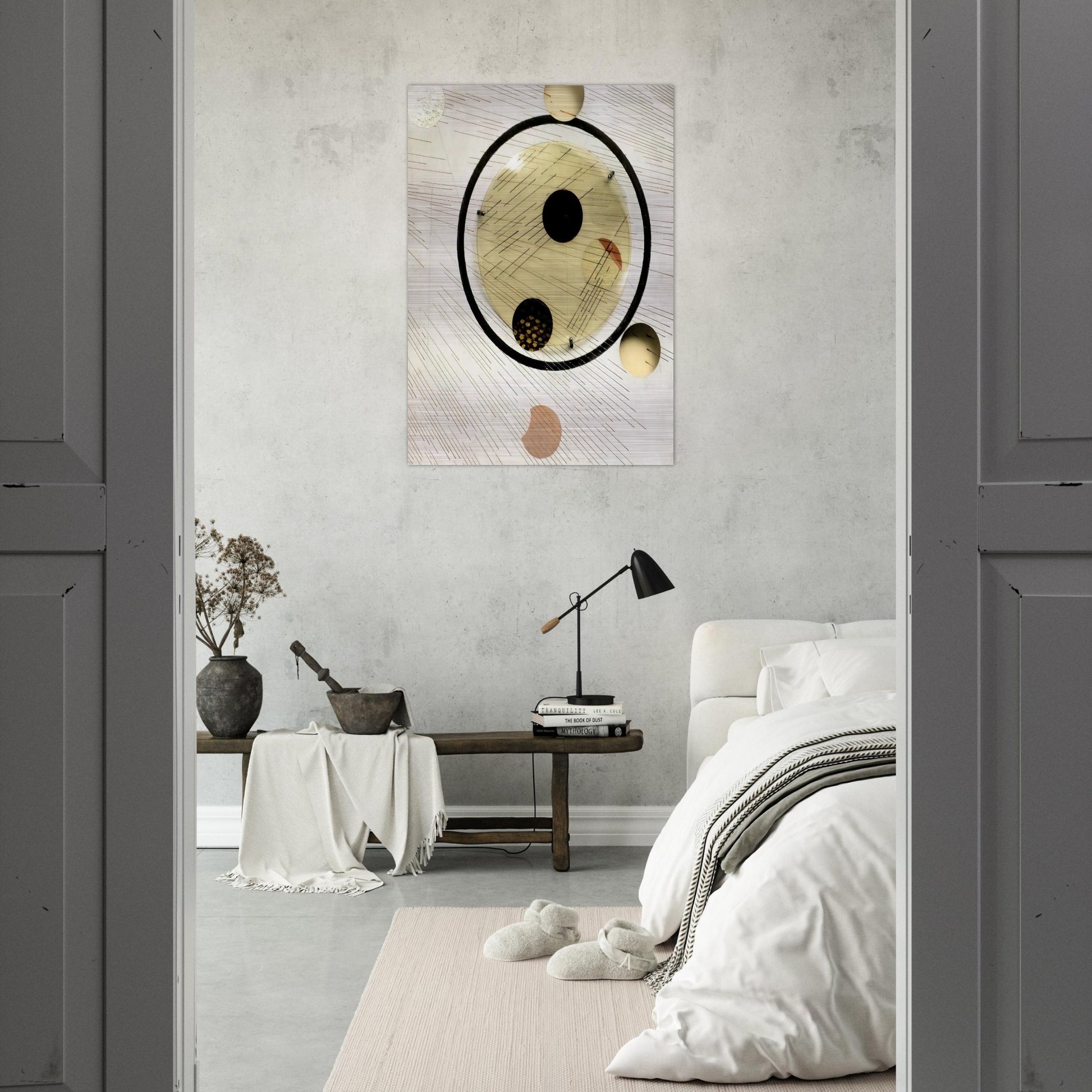 Space Modulator Experiment, Aluminum 5 - Laszlo Moholy-Nagy Brushed Aluminum Print - 70x100 cm / 28x40 inches | Laszlo Moholy-Nagy Aluminum Print | Laszlo Moholy-Nagy Prints