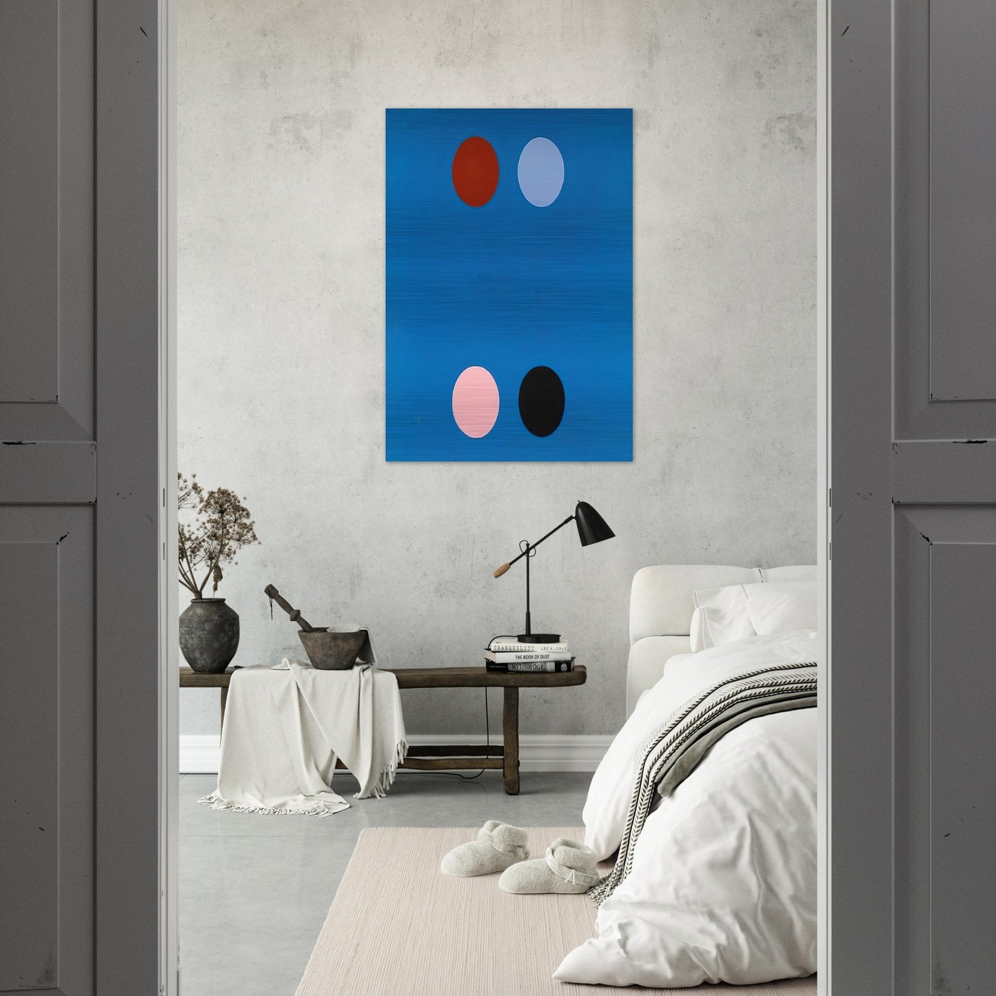 France Blue - 1965 - Thomas Downing Brushed Aluminum Print - 70x100 cm / 28x40 inches | Thomas Downing Aluminum Print | Thomas Downing Prints