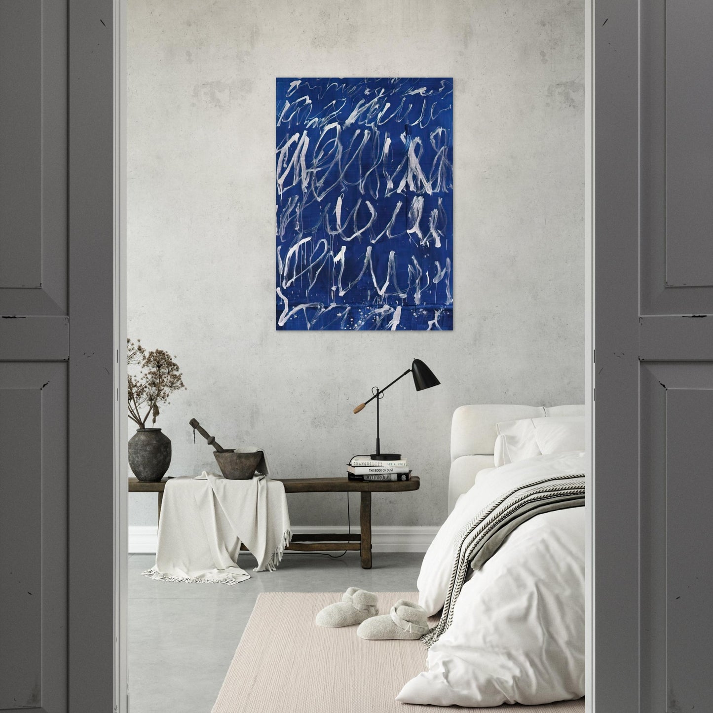 Untitled - Cy Twombly Brushed Aluminum Print - 70x100 cm / 28x40 inches | Cy Twombly Aluminum Print | Cy Twombly Prints