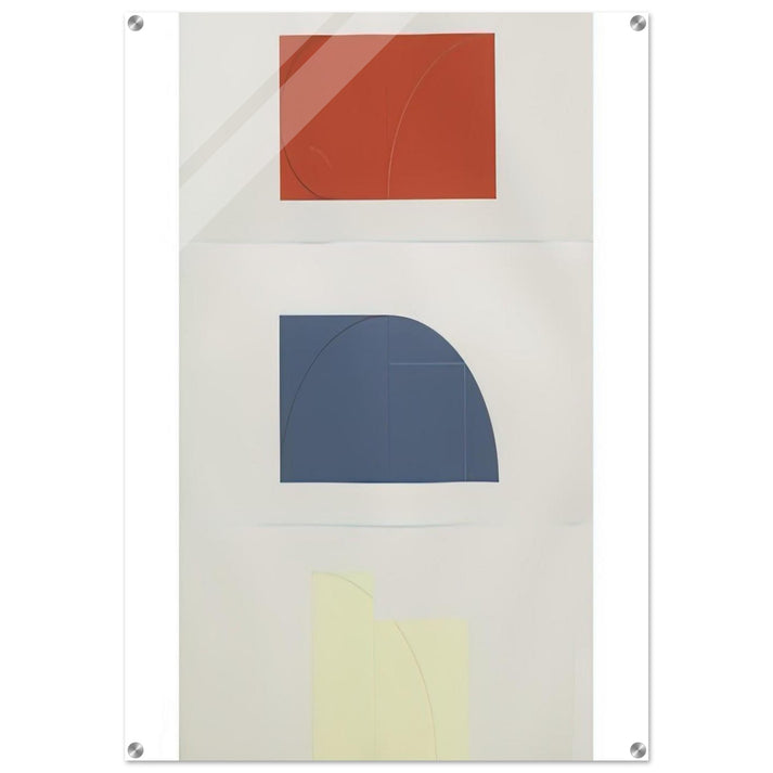 SERIES OF THREE 1984 - Robert Mangold Acrylic Print - 70x100 cm / 28x40″ inches | Robert Mangold Wall Art | Robert Mangold Prints