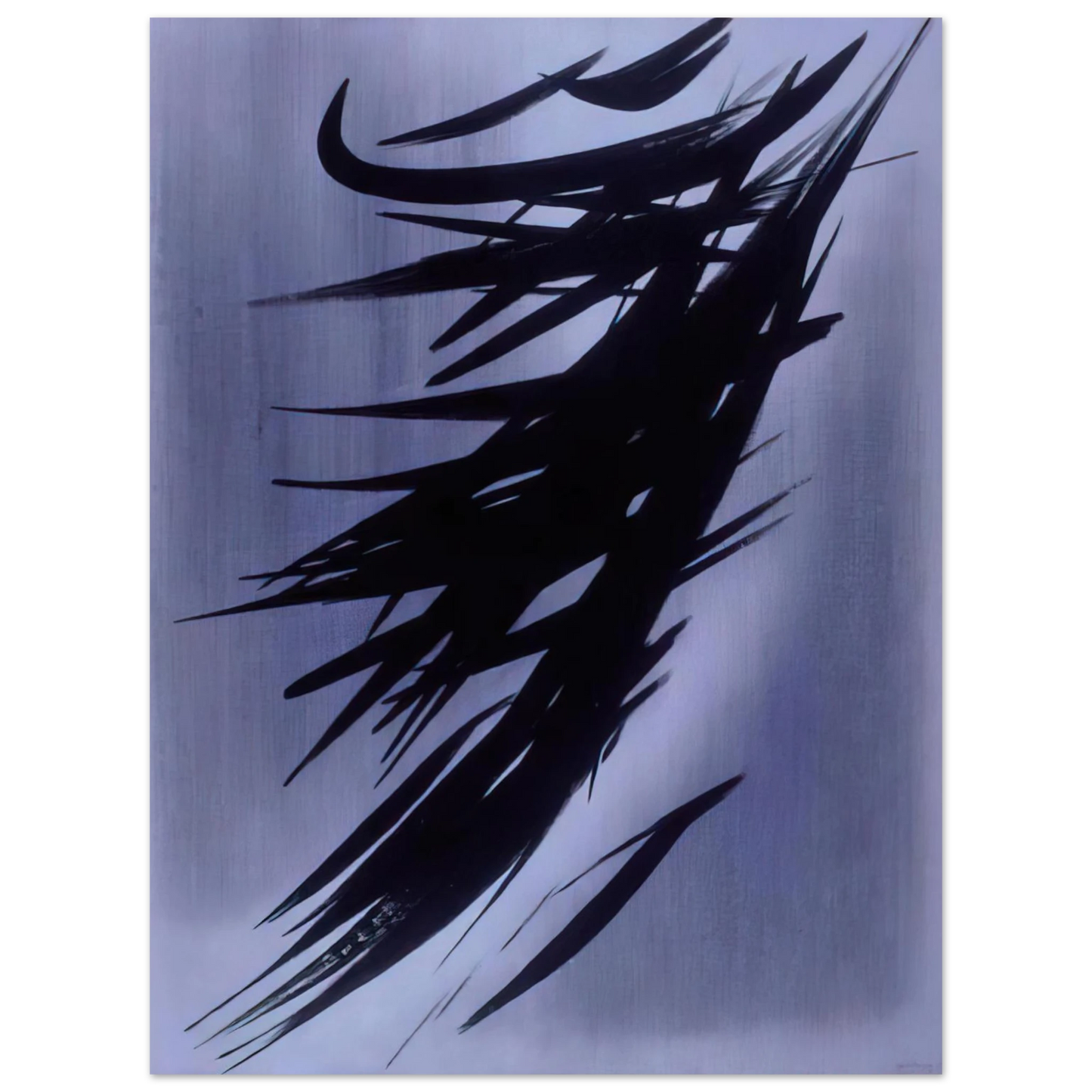 Hans Hartung - Untitled T1958-3 - 1958  75x100 cm / 30x40inches Fine Art Poster