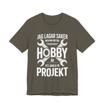 Projet de loisir Tee - T-shirt DIY amusant pour artisans, cadeau pour bricoleur, Fête des Pères, tenue décontractée, vêtements d'atelier