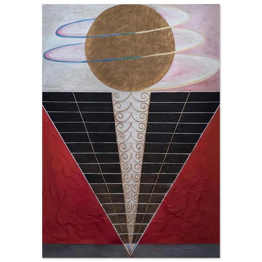 Hilma af Klint - ALTARPIECE NO 2 1915 Wall art - 13x18 cm / 5x7 inches - Fine Art Poster-canvas - -