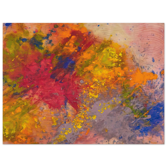Sam Gilliam - Red Linger  75x100 cm / 30x40inches Fine Art Poster