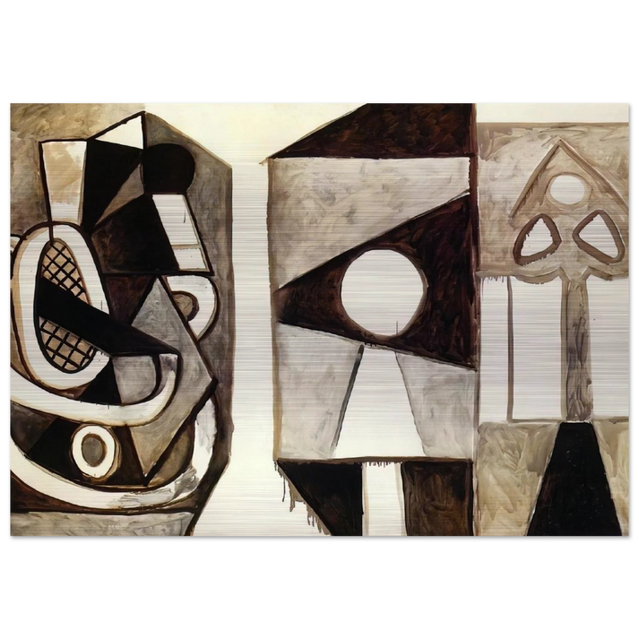 Armchair  California  - Pablo Picasso Brushed Aluminum Print - 70x100 cm / 28x40 inches | Pablo Picasso Aluminum Print | Pablo Picasso Prints
